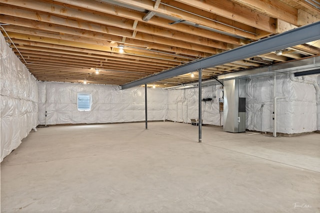 8740 Adria Ct, Orland Park, IL 60462 - unfinished basement with heating unit