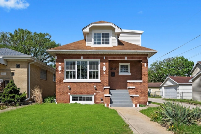 3412 Sunnyside Ave, Brookfield, IL 60513 - bungalow-style home featuring a front yard and brick siding