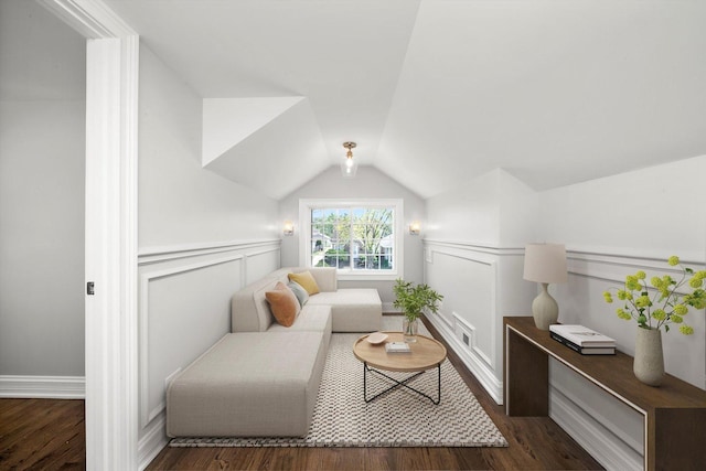 3412 Sunnyside Ave, Brookfield, IL 60513 - sitting room with wood finished floors and vaulted ceiling