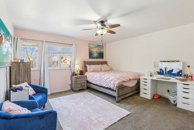 51 Oak Creek Dr, Burr Ridge, IL 60527 - bedroom featuring carpet floors and ceiling fan