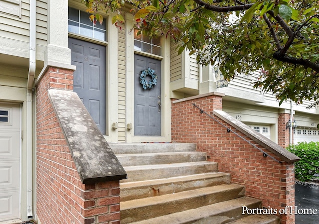 435 N Commerce St, Aurora, IL 60504 - property entrance with brick siding