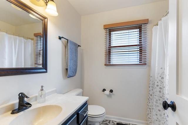 807 Meadow Ln, North Aurora, IL 60542 - full bathroom with vanity and toilet