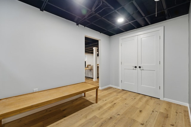 4783 W Iris Ln, Monee, IL 60449 - interior space featuring wood finished floors and baseboards