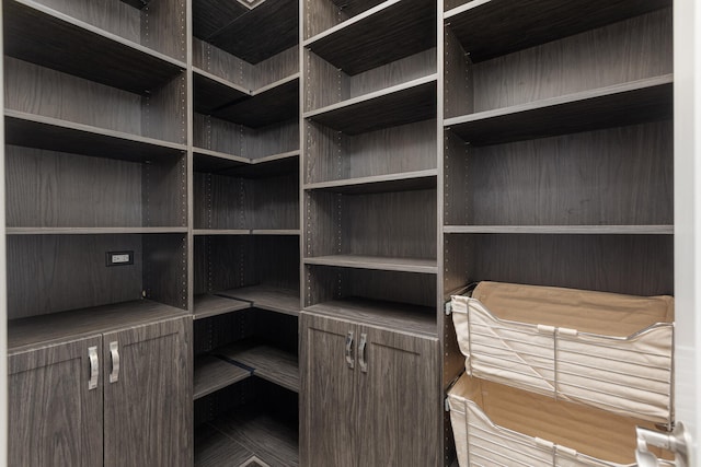 view of storage area