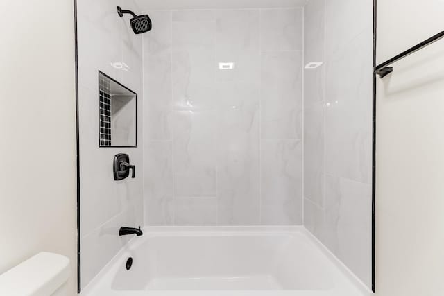519 Everette Ave, Romeoville, IL 60446 - bathroom featuring toilet and tub / shower combination