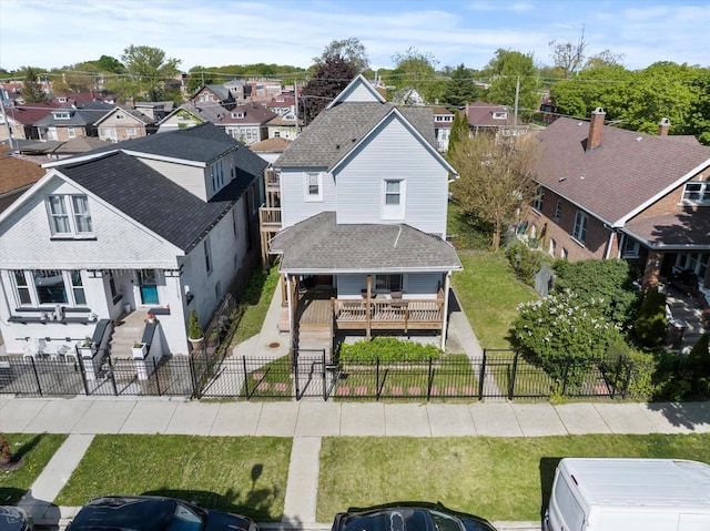 6508 S Albany Ave, Chicago, IL 60629 - aerial perspective of suburban area