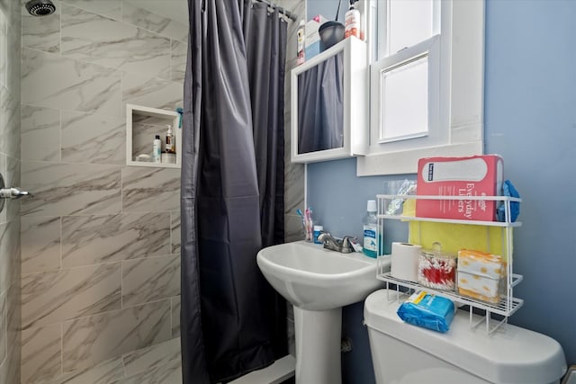 6508 S Albany Ave, Chicago, IL 60629 - bathroom with a stall shower and toilet
