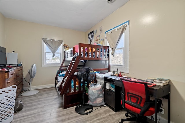 6508 S Albany Ave, Chicago, IL 60629 - office area with light wood-style floors and baseboards