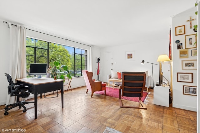 5728 S Stony Island Ave Unit 1, Chicago, IL 60637 - home office with baseboards