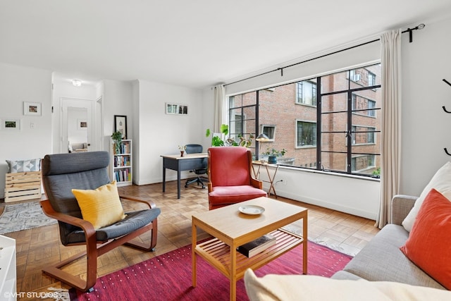 5728 S Stony Island Ave Unit 1, Chicago, IL 60637 - living room with baseboards