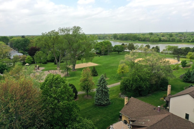 2030 N Oak Wood Dr, Arlington Heights, IL 60004 - bird's eye view of a nearby body of water