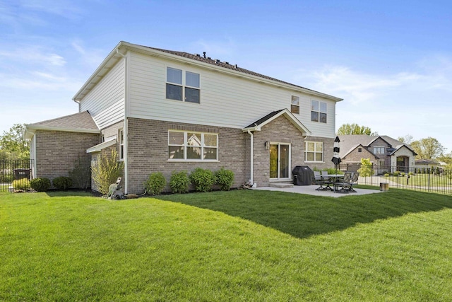 15175 Rodao Ln, Orland Park, IL 60467 - back of house with a patio and brick siding