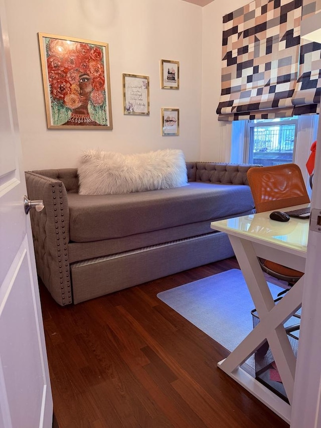 4722 N Beacon St Unit 1E, Chicago, IL 60640 - living room with wood finished floors