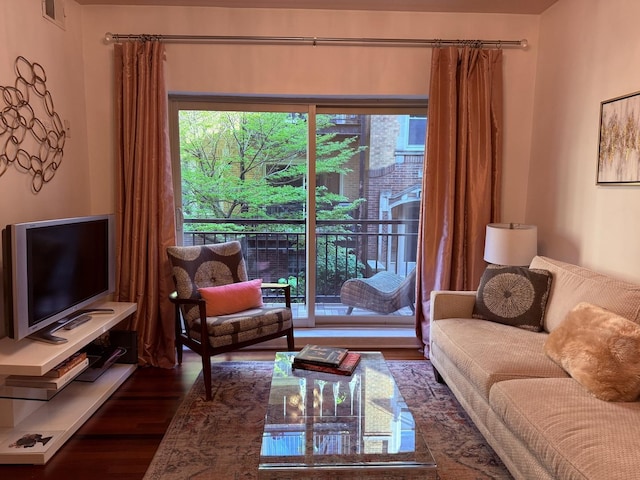 4722 N Beacon St Unit 1E, Chicago, IL 60640 - living area with wood finished floors