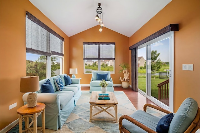3471 Birch Ln, Naperville, IL 60564 - sunroom / solarium featuring lofted ceiling and plenty of natural light