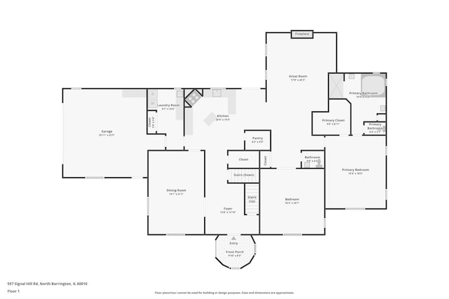 557 Signal Hill Rd, North Barrington, IL 60010 - property floor plan