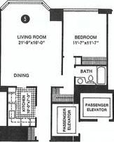 2650 N Lakeview Ave Unit 3505, Chicago, IL 60614 - floor plan / room layout