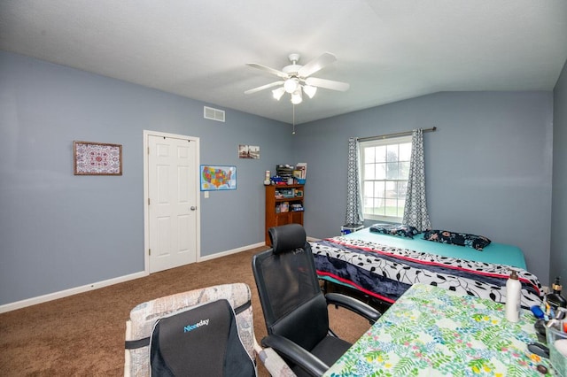 72 Astoria Way, Bloomington, IL 61704 - carpeted bedroom with baseboards and a ceiling fan