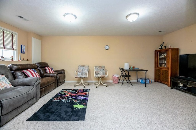 72 Astoria Way, Bloomington, IL 61704 - living room featuring carpet floors and baseboards