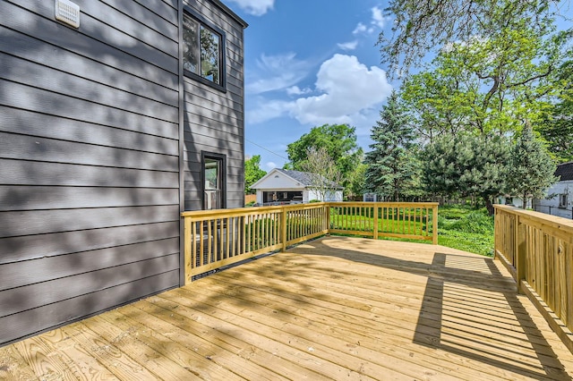 view of deck