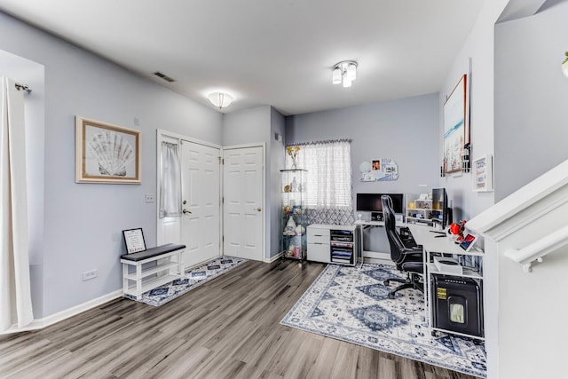 353 Evening Star Ct Unit 353, Bolingbrook, IL 60440 - office space featuring wood finished floors and baseboards
