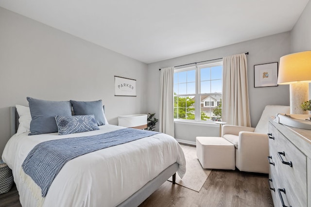 2530 Oneida Ln Unit 2530, Naperville, IL 60563 - bedroom with wood finished floors and baseboards