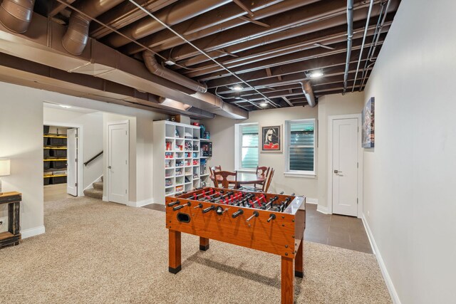 4532 Douglas Rd, Downers Grove, IL 60515 - game room featuring carpet and baseboards