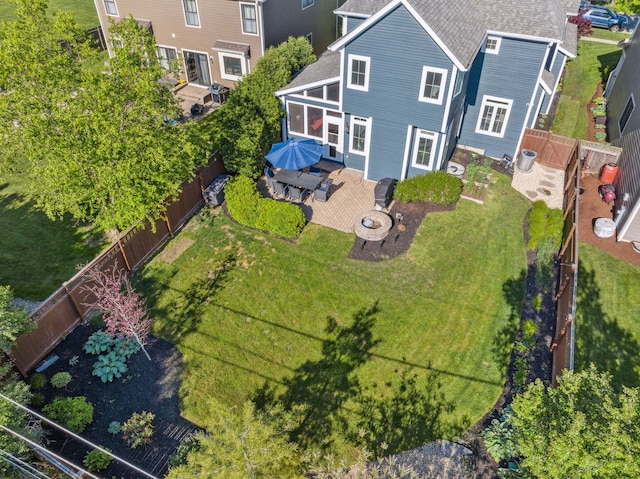 4532 Douglas Rd, Downers Grove, IL 60515 - view from above of property