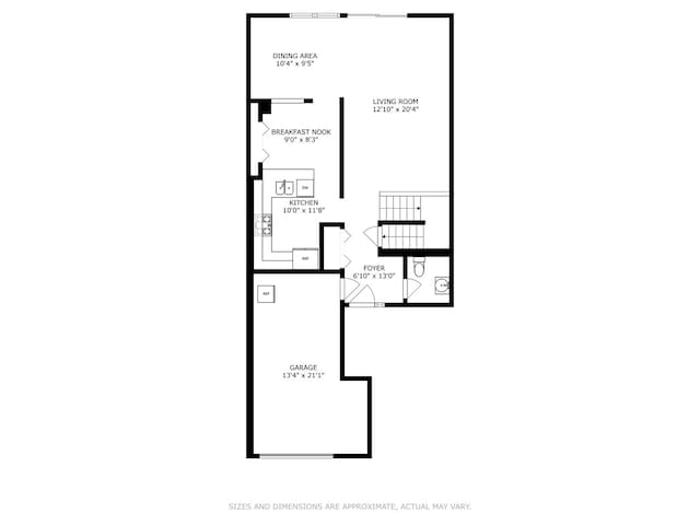 2618 Smith St, Rolling Meadows, IL 60008 - floor plan / room layout