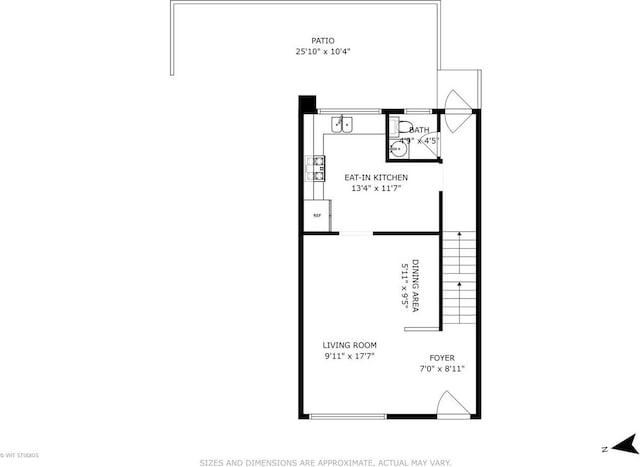 7912 W Lawrence Ave Unit C, Norridge, IL 60706 - floor plan / room layout