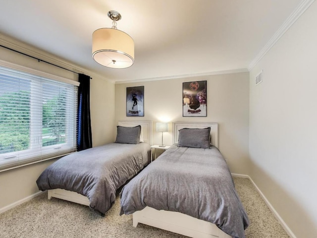 1664 Imperial Cir, Naperville, IL 60563 - bedroom with carpet floors, crown molding, and baseboards