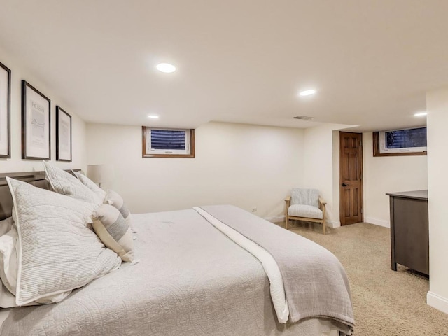 1664 Imperial Cir, Naperville, IL 60563 - bedroom featuring recessed lighting, light carpet, and baseboards