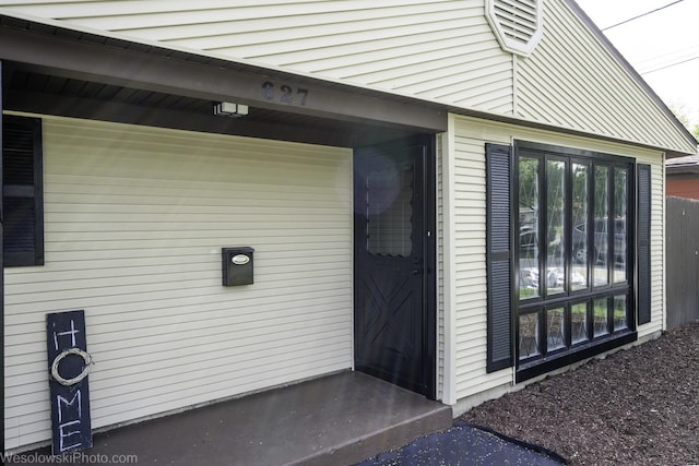 view of property entrance