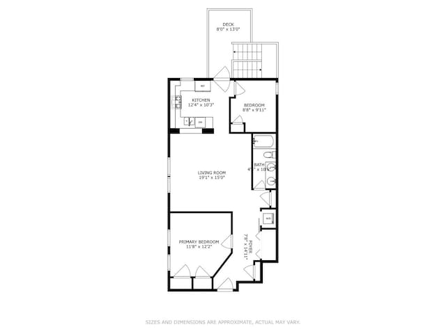 1460 W Ohio St Unit 3R, Chicago, IL 60642 - home floor plan