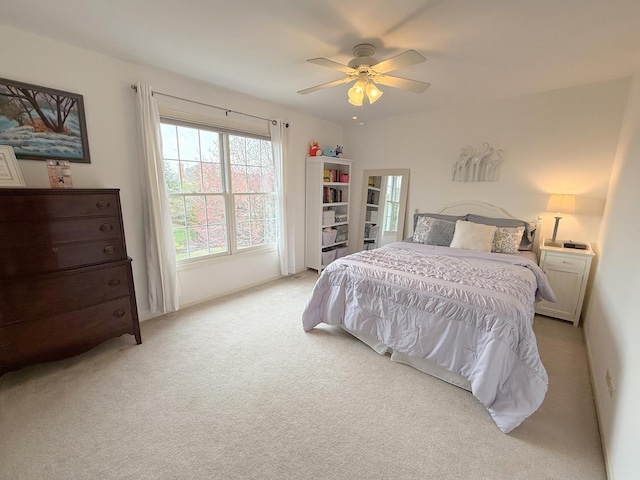 40W095 Carl Sandburg Rd, Saint Charles, IL 60175 - bedroom with light carpet and ceiling fan