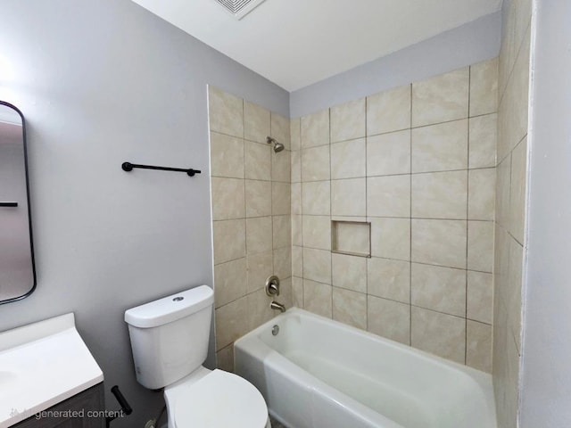 20120 Ash Ln Unit 0, Lynwood, IL 60411 - bathroom featuring toilet, vanity, and bathing tub / shower combination