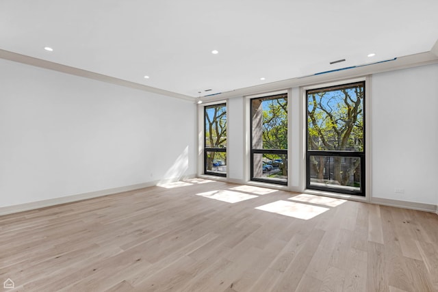 1646 N Orchard St Unit 2, Chicago, IL 60614 - unfurnished room featuring light wood-type flooring, recessed lighting, and baseboards