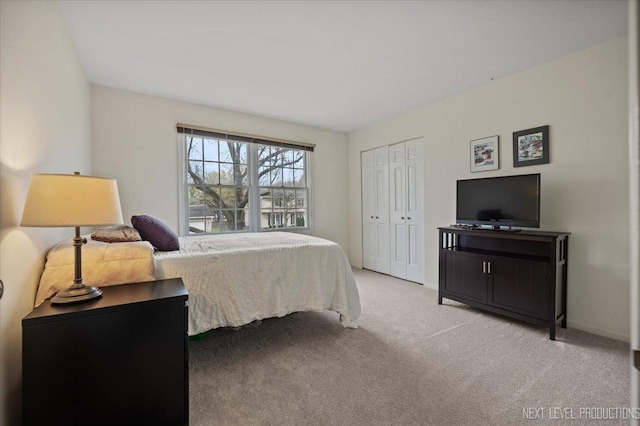 554 Carriage Hill Rd, Naperville, IL 60565 - bedroom featuring light carpet, a closet, and baseboards