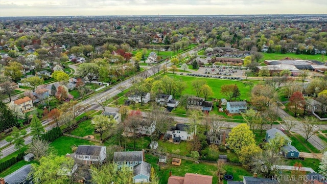 554 Carriage Hill Rd, Naperville, IL 60565 - aerial overview of property's location with nearby suburban area