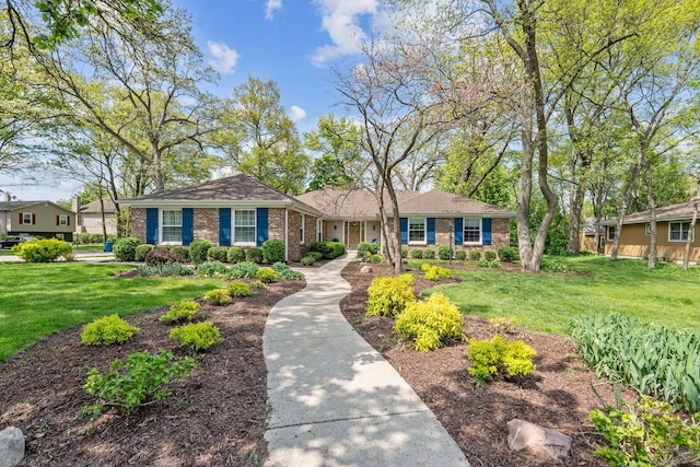 396 Jervey Ln, Bartlett, IL 60103 - view of front of house featuring brick siding and a front lawn
