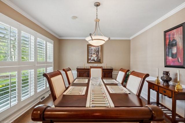 396 Jervey Ln, Bartlett, IL 60103 - dining room with ornamental molding and wood finished floors