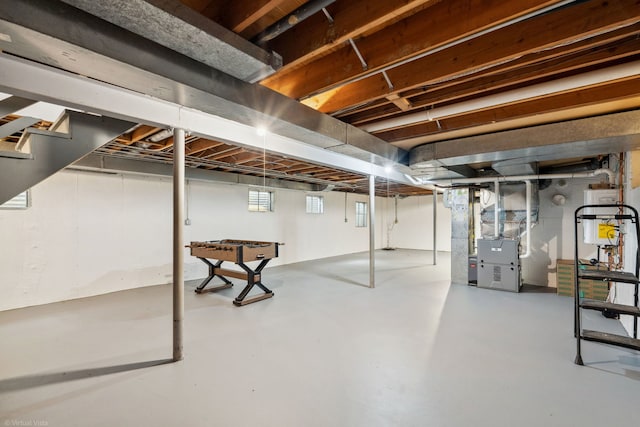 396 Jervey Ln, Bartlett, IL 60103 - basement featuring heating unit