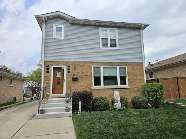 6710 W Harts Rd, Niles, IL 60714 - view of front facade featuring brick siding