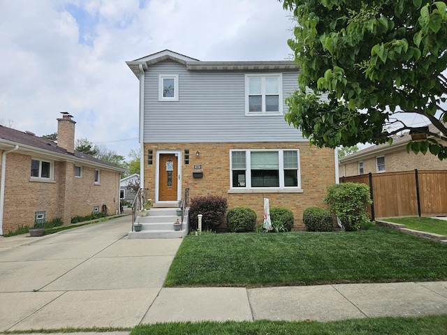 6710 W Harts Rd, Niles, IL 60714 - view of front of property with brick siding