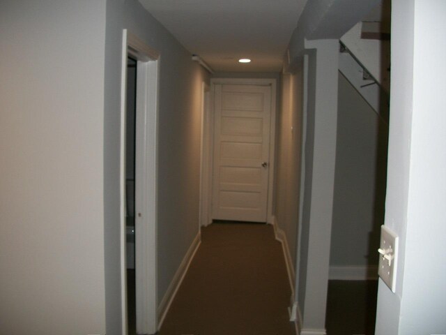7421 S Eberhart Ave, Chicago, IL 60619 - corridor featuring recessed lighting, baseboards, and carpet flooring
