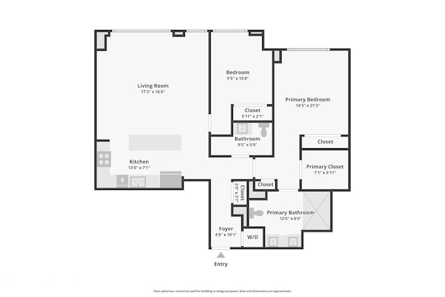 33 W Ontario St Unit 25H, Chicago, IL 60654 - room layout