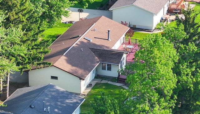 view of subject property