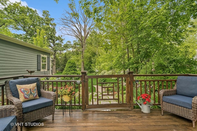 90 Golfview Rd, Lake Zurich, IL 60047 - view of wooden deck