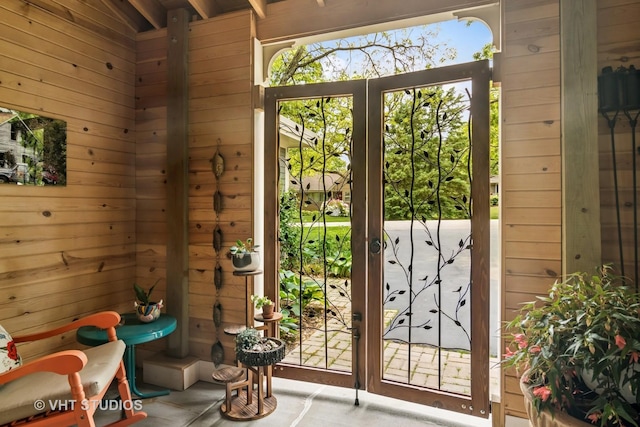 90 Golfview Rd, Lake Zurich, IL 60047 - doorway featuring wooden walls