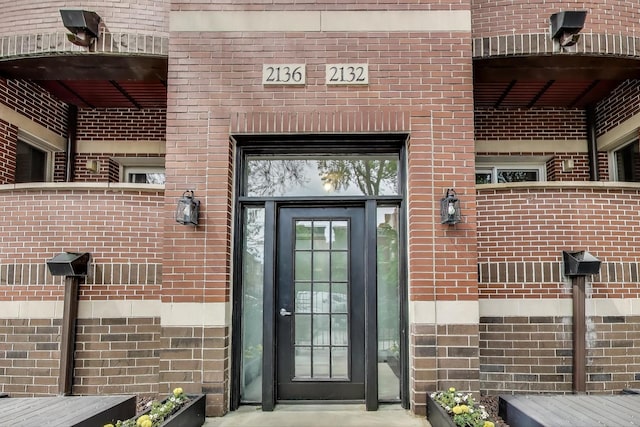 2136 W Evergreen Ave Unit 3B, Chicago, IL 60622 - entrance to property with brick siding